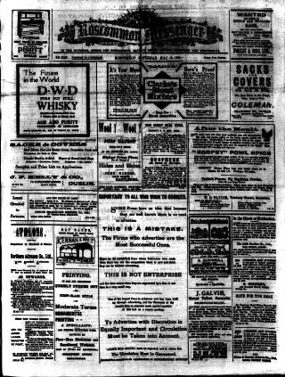 cover page of Roscommon Messenger published on May 2, 1925