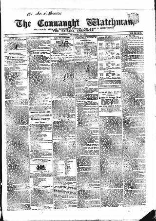 cover page of Connaught Watchman published on September 17, 1851