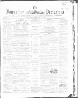 cover page of Downshire Protestant published on May 4, 1860