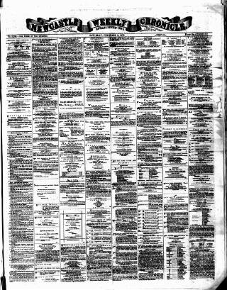 cover page of Newcastle Chronicle published on February 2, 1878