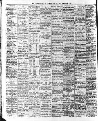 cover page of Ulster Gazette published on September 17, 1869