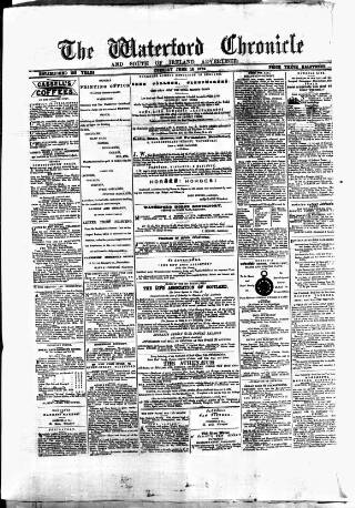 cover page of Waterford Chronicle published on June 18, 1872