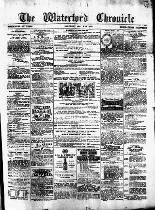 cover page of Waterford Chronicle published on May 2, 1874