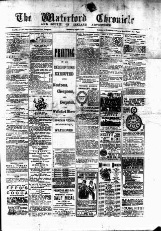 cover page of Waterford Chronicle published on August 2, 1893