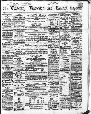 cover page of Tipperary Vindicator published on February 2, 1866