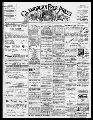 cover page of Glamorgan Free Press published on June 18, 1898