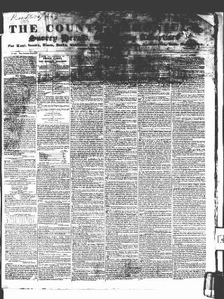 cover page of County Chronicle, Surrey Herald and Weekly Advertiser for Kent published on May 4, 1841