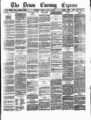cover page of Express and Echo published on May 4, 1900