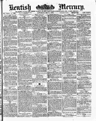 cover page of Kentish Mercury published on May 4, 1878