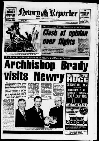 cover page of Newry Reporter published on May 4, 1995