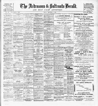 cover page of Ardrossan and Saltcoats Herald published on November 2, 1900