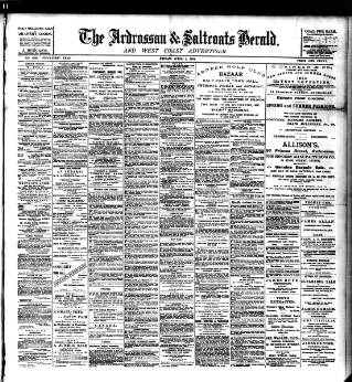 cover page of Ardrossan and Saltcoats Herald published on April 1, 1904
