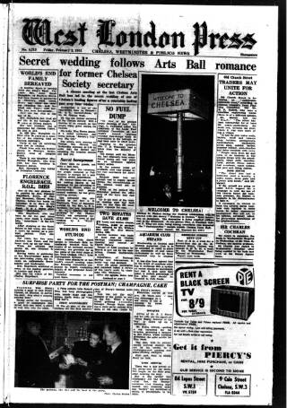 cover page of Chelsea News and General Advertiser published on February 2, 1951