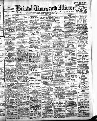 cover page of Bristol Times and Mirror published on June 18, 1909