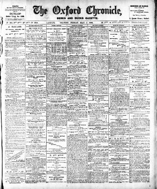 cover page of Oxford Chronicle and Reading Gazette published on May 4, 1906