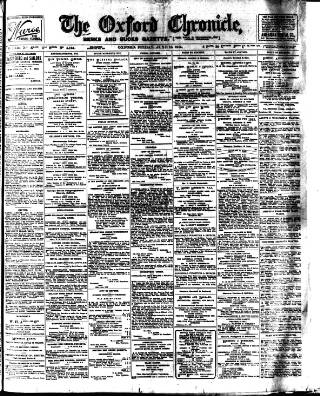cover page of Oxford Chronicle and Reading Gazette published on June 18, 1915