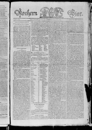 cover page of Northern Star 1792 published on February 2, 1795