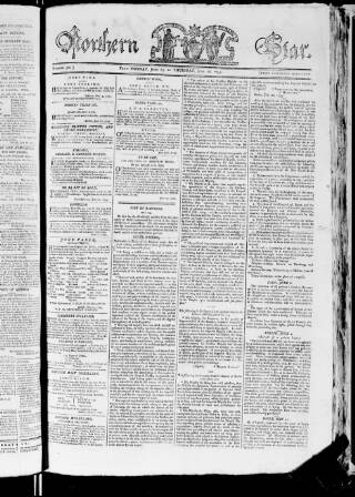 cover page of Northern Star 1792 published on June 18, 1795