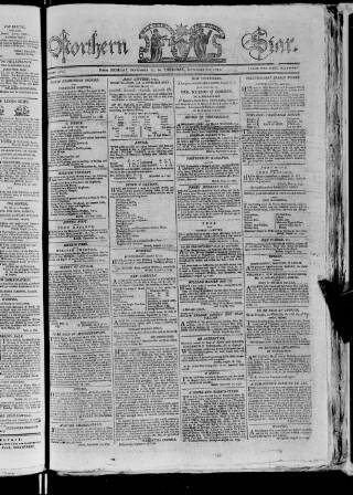 cover page of Northern Star 1792 published on September 17, 1795