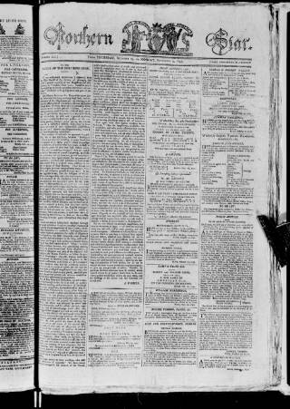 cover page of Northern Star 1792 published on November 2, 1795