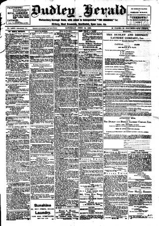 cover page of Dudley Herald published on June 18, 1898
