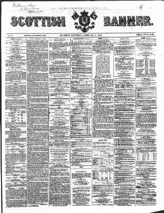 cover page of Scottish Banner published on February 4, 1860