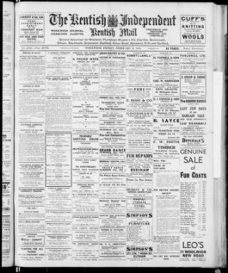 cover page of Kentish Independent published on February 2, 1940