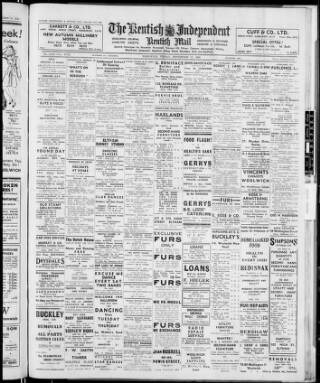 cover page of Kentish Independent published on September 17, 1943