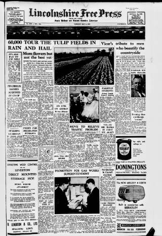 cover page of Lincolnshire Free Press published on May 4, 1954