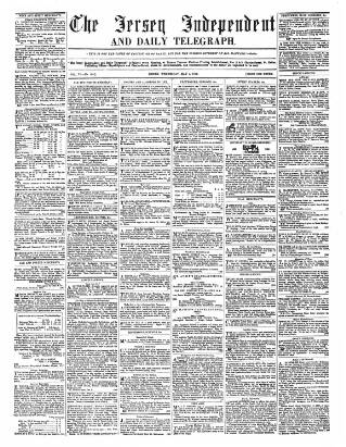 cover page of Jersey Independent and Daily Telegraph published on May 4, 1859