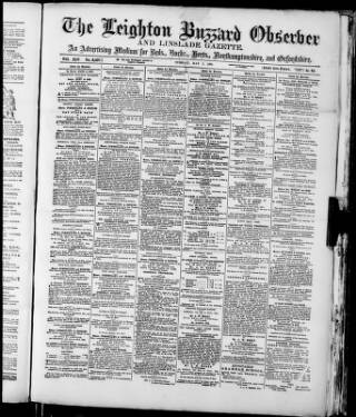 cover page of Leighton Buzzard Observer and Linslade Gazette published on May 2, 1905