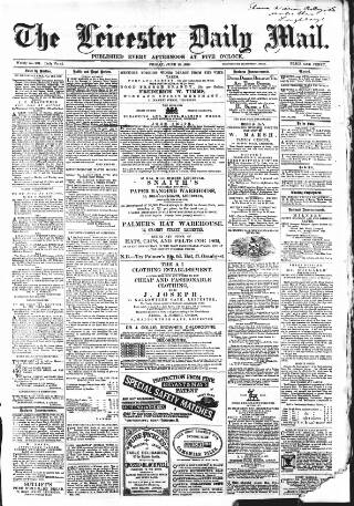 cover page of Leicester Mail published on June 18, 1869