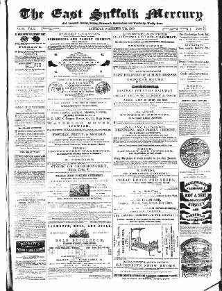 cover page of Suffolk Mercury published on September 17, 1859