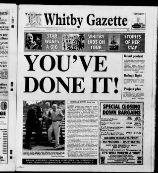cover page of Whitby Gazette published on June 18, 2004