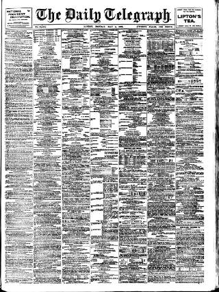 cover page of Daily Telegraph & Courier (London) published on May 4, 1908