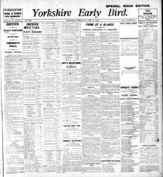cover page of Yorkshire Early Bird published on May 4, 1910