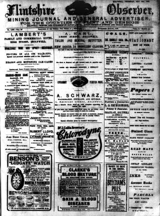 cover page of Flintshire Observer published on May 2, 1907