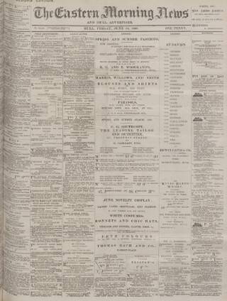 cover page of Eastern Morning News published on June 18, 1897