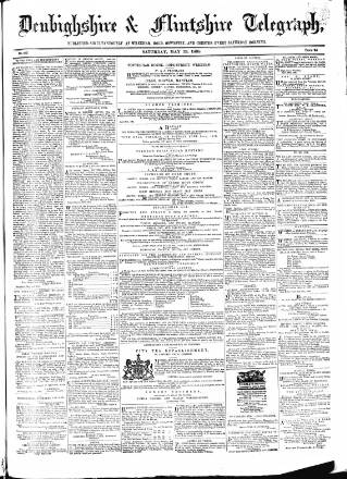 cover page of Wrexhamite and Denbighshire and Flintshire Reporter published on May 13, 1865