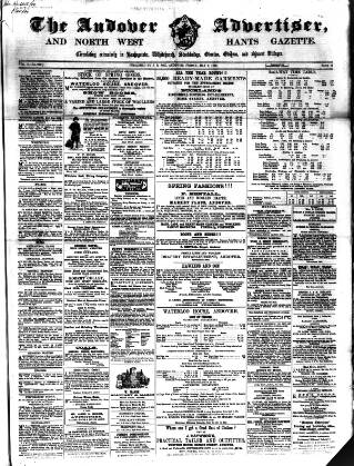 cover page of Andover Advertiser and North West Hants Gazette published on May 2, 1862