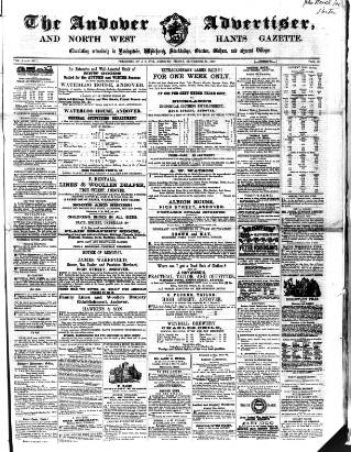cover page of Andover Advertiser and North West Hants Gazette published on September 26, 1862