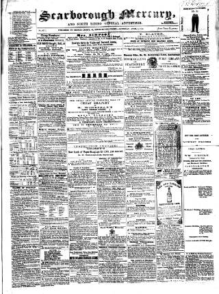 cover page of Scarborough Mercury published on April 4, 1863