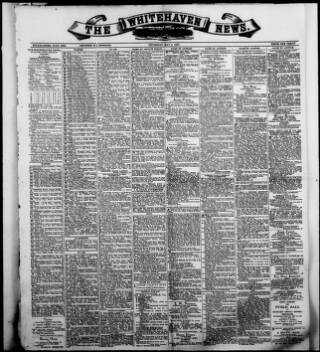cover page of Whitehaven News published on May 2, 1907