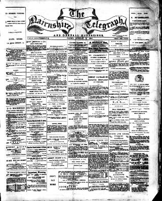 cover page of Nairnshire Telegraph and General Advertiser for the Northern Counties published on August 2, 1893