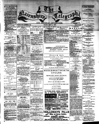 cover page of Nairnshire Telegraph and General Advertiser for the Northern Counties published on May 2, 1900