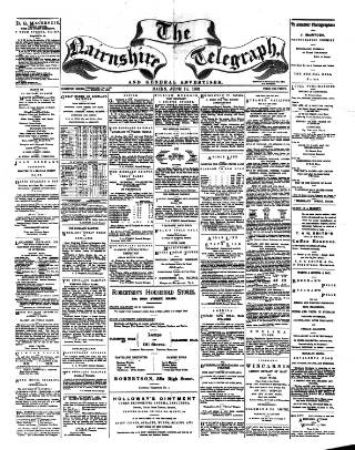 cover page of Nairnshire Telegraph and General Advertiser for the Northern Counties published on June 18, 1901