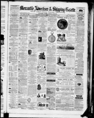 cover page of Glasgow Mercantile Advertiser published on November 2, 1880