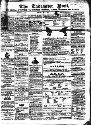 cover page of Tadcaster Post and General Advertiser for Grimstone published on May 2, 1861