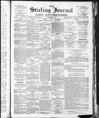 cover page of Stirling Journal and Advertiser published on May 6, 1892