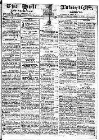 cover page of Hull Advertiser published on September 17, 1824